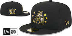 Diamondbacks 2024 ARMED FORCES STARS N STRIPES Hat by New Era - 2nd View