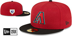 Diamondbacks 2024 JACKIE ROBINSON GAME Hat by New Era - 2nd View