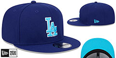 Dodgers 2024 FATHERS DAY SNAPBACK Hat by New Era - 2nd View