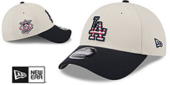 Dodgers 2024 JULY 4TH STARS N STRIPES STRETCH SNAP Hat by New Era - 2nd View