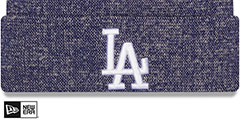 Dodgers BANNER Knit Beanie Hat by New Era - 2nd View