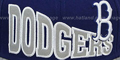 Dodgers COOP STOKED SNAPBACK Royal-Grey Hat by New Era - 2nd View