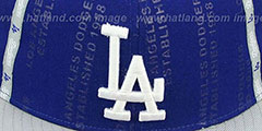 Dodgers GELLIN Royal-Grey Fitted Hat by New Era - 2nd View