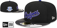 Dodgers METALLIC CAMO Fitted Hat by New Era - 2nd View