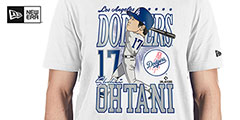 Dodgers OHTANI CARICATURE White T-Shirt by New Era - 2nd View