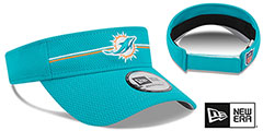 Dolphins 2023 NFL TRAINING CAMP VISOR Aqua by New Era - 2nd View