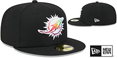 Dolphins 2023 ONFIELD CRUCIAL CATCH Fitted Hat by New Era - 2nd View