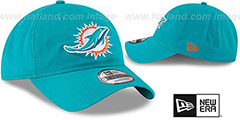 Dolphins CORE-CLASSIC STRAPBACK Aqua Hat by New Era - 2nd View