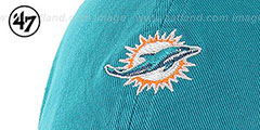 Dolphins POLO STRAPBACK Aqua Hat by Twins 47 Brand - 2nd View