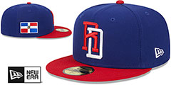 Dominican Republic 2023 WBC GAME Royal-Red Hat by New Era - 2nd View