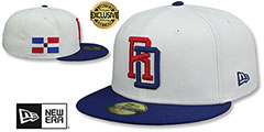 Dominican Republic 2023 WBC GAME White-Royal Hat by New Era - 2nd View