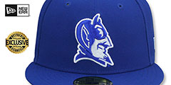 Duke NCAA ALTERNATE TEAM-BASIC Royal Fitted Hat by New Era - 2nd View