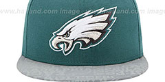 Eagles 2014 NFL DRAFT Green Fitted Hat by New Era - 2nd View