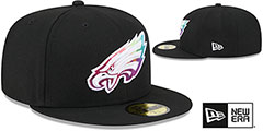 Eagles 2023 ONFIELD CRUCIAL CATCH Fitted Hat by New Era - 2nd View