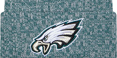 Eagles 2023 SIDELINE Knit Beanie Hat by New Era - 2nd View