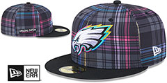 Eagles 2024 ONFIELD CRUCIAL CATCH Fitted Hat by New Era - 2nd View