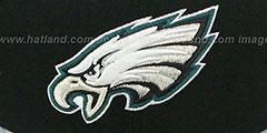 Eagles NFL 2T-TEAM-BASIC Black-Grey Fitted Hat by New Era - 2nd View