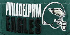 Eagles STACK-THE-BOX Green Fitted Hat by New Era - 2nd View