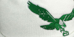 Eagles XL-LOGO BEANIE White by Mitchell and Ness - 2nd View