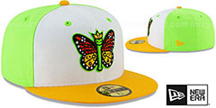 Emeralds COPA White-Lime-Gold Fitted Hat by New Era - 2nd View