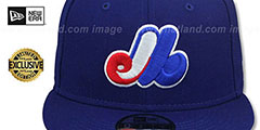 Expos 1992-2004 COOPERSTOWN REPLICA SNAPBACK Hat by New Era - 2nd View