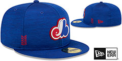 Expos 2024 COOPERSTOWN CLUBHOUSE Heather Royal Fitted Hat by New Era - 2nd View