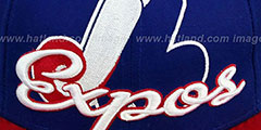 Expos COOP SCRIPT-PUNCH Royal-Red Fitted Hat by New Era - 2nd View