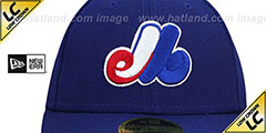 Expos LOW-CROWN 1969-2004 COOPERSTOWN Fitted Hat by New Era - 2nd View