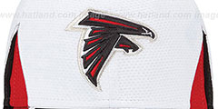 Falcons 2013 NFL TRAINING FLEX White Hat by New Era - 2nd View