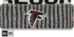 Falcons 2017 STADIUM BEANIE Black Knit Hat by New Era - 2nd View