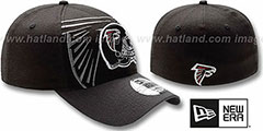 Falcons NFL BLACK-CLASSIC FLEX Hat by New Era - 2nd View