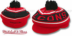 Falcons RERUN KNIT BEANIE by Mitchell and Ness - 2nd View