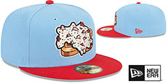 Fightin Phils THEME NIGHT Sky-Red Fitted Hat by New Era - 2nd View