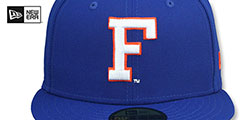 Florida NCAA TEAM-BASIC Royal Fitted Hat by New Era - 2nd View