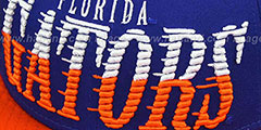 Florida SAILTIP SNAPBACK Royal-Orange Hat by New Era - 2nd View