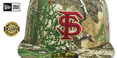 Florida State NCAA TEAM-BASIC Realtree Camo Fitted Hat by New Era - 2nd View