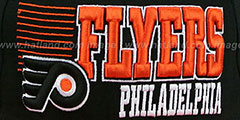 Flyers 2T BORDERLINE SNAPBACK Black-Orange Hat by New Era - 2nd View