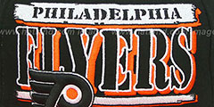 Flyers 2T STILL BREAKIN SNAPBACK Black-Orange Hat by New Era - 2nd View