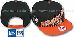 Flyers STILL ANGLIN SNAPBACK Black-Orange Hat by New Era - 2nd View