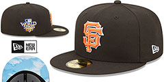 Giants 2010 WS CLOUD-UNDER Black Fitted Hat by New Era - 2nd View