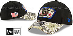 Giants 2021 SALUTE-TO-SERVICE FLEX Black-Desert Hat by New Era - 2nd View