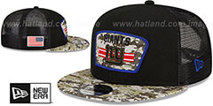 Giants 2021 SALUTE-TO-SERVICE SNAPBACK Black-Desert Hat by New Era - 2nd View