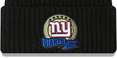 Giants 2022 SALUTE-TO-SERVICE Knit Beanie Hat by New Era - 2nd View