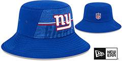 Giants 2023 NFL TRAINING CAMP BUCKET Royal Hat by New Era - 2nd View