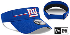 Giants 2023 NFL TRAINING CAMP VISOR Royal by New Era - 2nd View