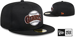 Giants 2024 BATTING PRACTICE Fitted Hat by New Era - 2nd View