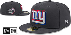 Giants 2024 ONSTAGE NFL DRAFT Grey Fitted Hat by New Era - 2nd View