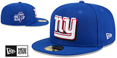 Giants 2024 NFL DRAFT Royal Fitted Hat by New Era - 2nd View