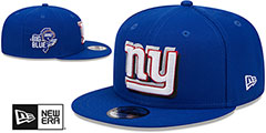 Giants 2024 NFL DRAFT SNAPBACK Royal Hat by New Era - 2nd View