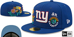 Giants GROOVY Royal Fitted Hat by New Era - 2nd View